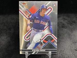 STEVEN KWAN 2022 TOPPS FINEST #30 BASE ROOKIE CARD / CLEVELAND GUARDIANS - Picture 1 of 2