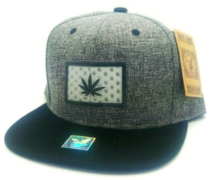 MARIJUANA CANNABIS CHRONIC KUSH POT HEMP LEAF WEED DOPE 420 HAT CAP SNAPBACK YO - Picture 1 of 3