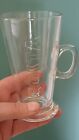 Costa Coffee ? Latte / Hot Chocolate Tall Glass ? Costa Embossed Logo ? VGC