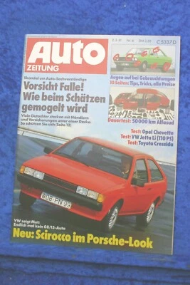 Auto Rivista 6/81 VW Jetta LI DeLorean DMC 12 Datsun Laurel Toyota Cressida Alfa - Immagine 1 di 2