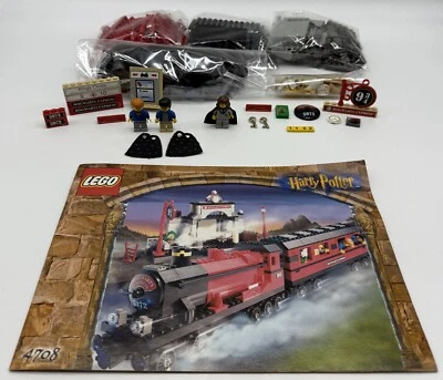LEGO Harry Potter: Hogwarts Express 4708, 100% Set-Minifigura-Instruc. 2001 Foto 1 de 4