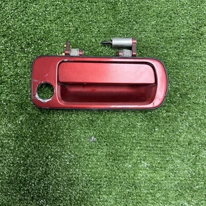 RED 1986-1992 TOYOTA SUPRA FRONT RIGHT PASSENGER SIDE EXTERIOR DOOR HANDLE OEM - Picture 1 of 3