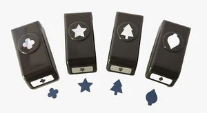 Stampin Up Merry Mini Paper Punches Star Tree Ornament & Plus One Other READ SEE - Picture 1 of 9