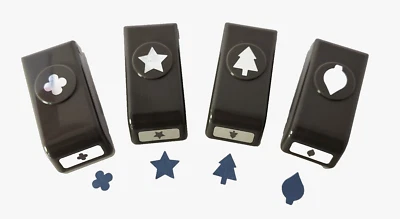 Stampin Up Merry Mini Paper Punches Star Tree Ornament & Plus One Other READ SEE - Image 1 of 4
