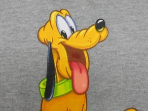 Vintage Walt Disney World PLUTO Sweatshirt Gray - USA - Child's Size XL 14/16 - Picture 1 of 8