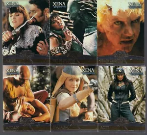 XENA LUCY LAWLESS RENEE O'CONNOR STAFFEL 4/5 FEINDE FOLIE GESTEMPELT CHASE SET E1-E6 - Bild 1 von 1