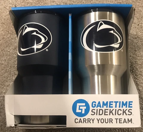 Penn State Nitty Lions GAMETIME SIDEKICKS INSULATED BPA FREE - 2 TUMBLERS 30 OZ Cover