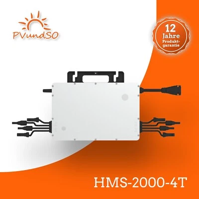 Hoymiles HMS-2000-4T Mikrowechselrichter für Balkonkraftwerk Micro Inverter