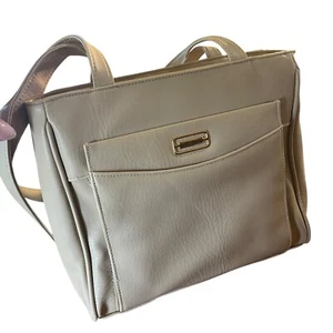 VTG Jaclyn Smith Vintage Collection Taupe Shoulder Handbag with built in wallet - Picture 1 of 15