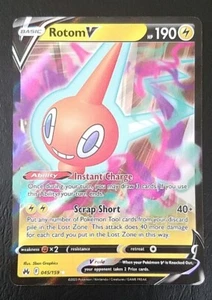 Rotom V 045/159, Holo, Full Art, Pokemon Karte (NM) - Bild 1 von 3