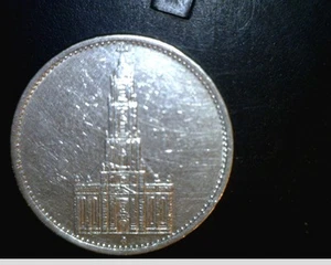 1934-G  German,  5 Reichsmark,  High Grade .4016 oz Silver (Ger-129) - Picture 1 of 2