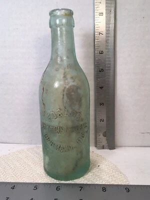 BOTELLA ROSLER BOTTLING WORKS Richmond Indiana Rara De Colección 7.5" Foto 1 de 4
