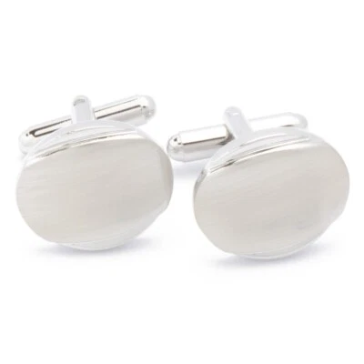 Gemelli - ovale massiccio argento con effetto inferiore superiore - Immagine 1 di 4