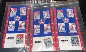 MLB 1998 MBNA Texas Rangers COMMEMORATIVE PIN SET of 3 Clark,Greer, Gonzalez - Picture 1 of 2