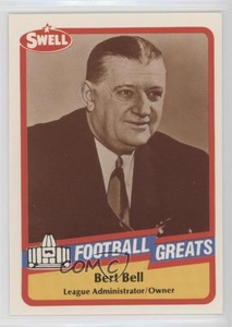 1989 Swell Football Greats Bert Bell #2 HOF