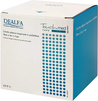 Cerotto su Rocchetto in Tela DEALFA Touchmed (cm 10 x 5 mt) Confezione 4 pezzi