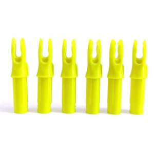 50PCS Arrow Nocks Insert Tips ID6.2mm Arrow Shaft Tails Plastic Archery Bow DIY` - Picture 1 of 19