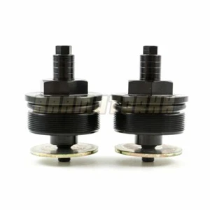 Preload Fork Cap Black For Kawasaki ZR1100 Zephyr 1992-2006 43mm Adjust Bolts 05 - Foto 1 di 5