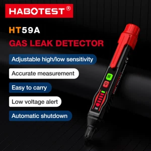 HABOTEST HT59A Digital Natural Gas Detector Propane Combustible Gas Leak Alarm