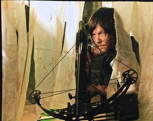 Autógrafo foto firmada de Norman Reedus Daryl JSA de The Walking Dead - Imagen 1 de 2