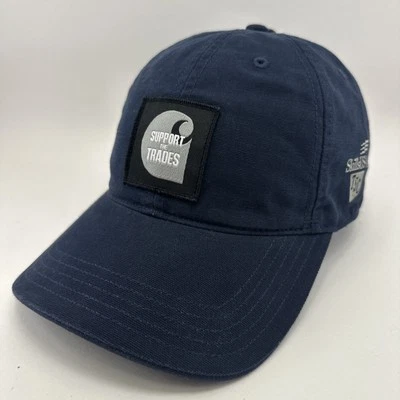 Gorra de béisbol CARHARTT Support The Trades Skill EE. UU. TSC azul marino de lona nueva Foto 1 de 4