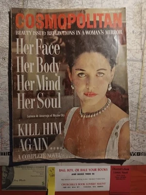 Vintage Cosmopolitan Magazine, June, 1963 Foto 1 de 3