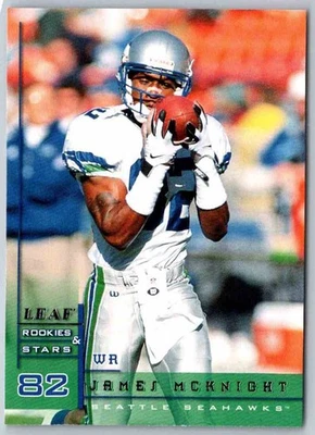 1998 Leaf Rookies And Stars James McKnight #161  Football Card - Image 1 of 2
