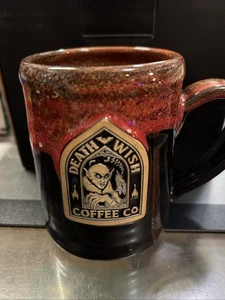 Death Wish Coffee Brand New Mug Nosferatu Halloween /4000 Mug Fast S/H 208 - Picture 1 of 3