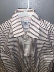 Charles Tyrwhitt Shirt Mens 15 33 Striped Jermyn Street London Slim Fit - Picture 1 of 7