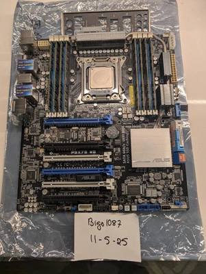 ASUS P9 X79WS ATX Motherboard, Intel Core i7-3930K CPU, 64 GB RAM Combo - Image 1 of 4