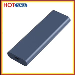 M.2 Mobile HDD Box Aluminiumlegierung USB3.1 Tragbare Speichergeräte (Blau NVME) - Afbeelding 1 van 11