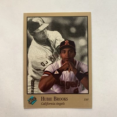 1992 Studio Hubie Brooks #142 California Angels Baseball Card - Image 1 of 2