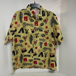 Arizona Diamondbacks Mens M Serpientes Game Day Promo Hawaiian Camp Shirt NIP - Picture 1 of 6