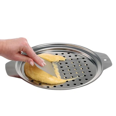 Stainless Steel Spaetzle Maker Lid with Scraper Traditional German Egg Noodle... - Image 1 of 4