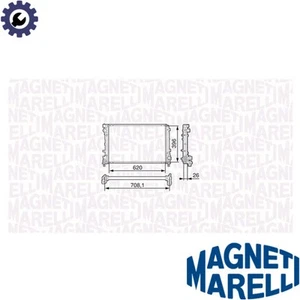 RADIATOR ENGINE COOLING 350213131700 FOR ABARTH 500/595/695/595C/695C 500C 1.4L - Picture 1 of 7
