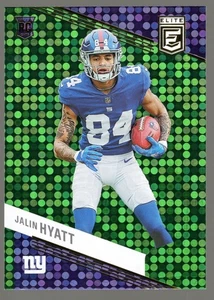 2023 Donruss Elite Green Disco - Jalin Hyatt #149 (RC) New York Giants - Picture 1 of 2