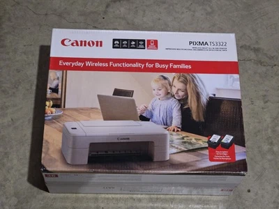 NEW Canon PIXMA TS3322 Wireless Inkjet All-In-One Printer - Image 1 of 4