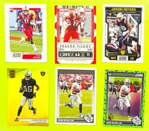 Lote Score Jakobi Meyers RC Raiders Patriots 2019 Jaguars Carolina del Norte - Imagen 1 de 2