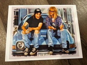 Waynes World Kunstdruck Foto 11 x 14" Poster Wayne Garth Keller Bachelor Block - Bild 1 von 2