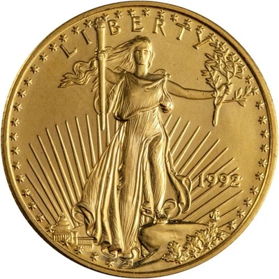 1992 1/4 oz American Gold Eagle Coin - Image 1 of 2
