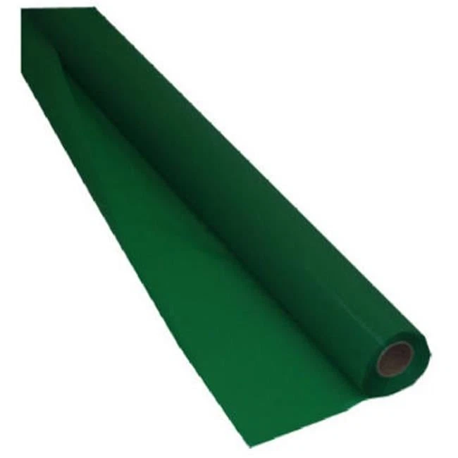 Creative Converting 013006 100 ft. Emerald Green Plastic Table Roll - Image 1 of 1