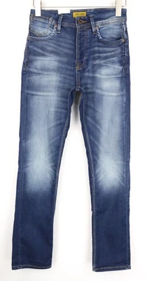 JACK & JONES Tim Men's Jeans W28/L32 Slim Straight Blue Stretch Cotton Denim - Image 1 of 4