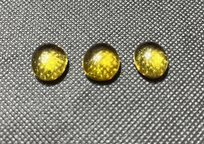 Bazaar Special Edition 1987 Board Game Replacement Pieces Parts: 3 YELLOW GEMS - Image 1 of 2