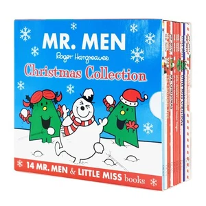 Mr Men Christmas collection 14 Books Set by Roger Hargreaves-Ages 0-5-Paperback - Imagen 1 de 4