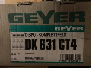 GEYER DISPO Komplettfeld DK 631 CT4 in OVP - Neu - Bild 1 von 1