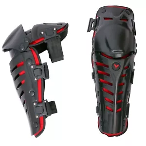 Adult Knee Shin Armor Protector Guard Pad Bike Cycle Motorcycle Motocross Racing - Picture 1 of 12