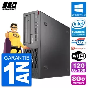 PC Fujitsu Esprimo E920 DT Intel G3220 RAM 8Go SSD 120Go Windows 10 Wifi - Imagen 1 de 6