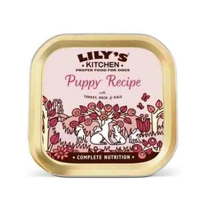 Welpen Nassfutter - Truthahn, Ente & Grünkohl Rezept - Lily’s Kitchen - 11 x 150g - Bild 1 von 6