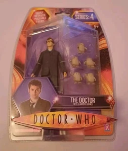 Doctor Who Series 4 The Tenth Doctor with 5 Adipose Figures David Tennant BNIB - Picture 1 of 8