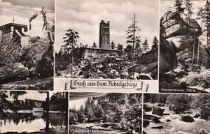 Mehrbildkarte Gruß aus dem Fichtelgebirge Kleinformat stampsdealer - Bild 1 von 2